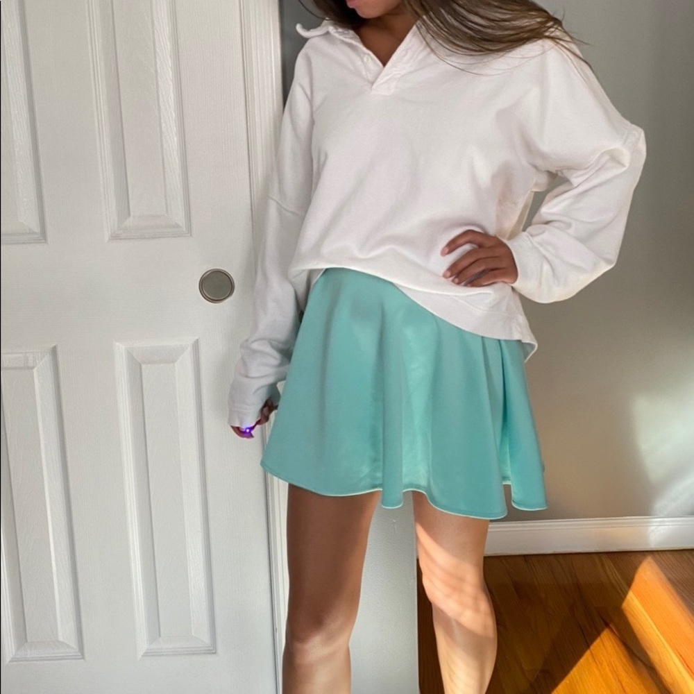 Teal / Mint Skater Skirt